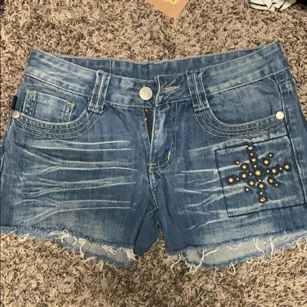 Victoria Beckham for Rock n Republic denim shorts